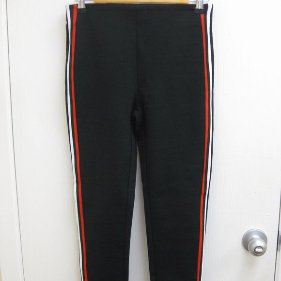 NWT Guess black striped leggings S small - Picture 3 of 6